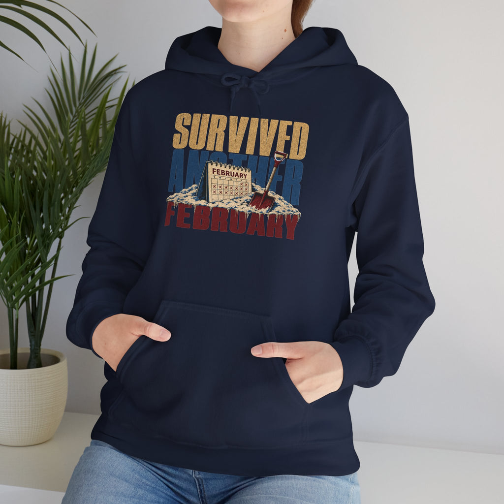 Survived Another February   – Premium Hoodie