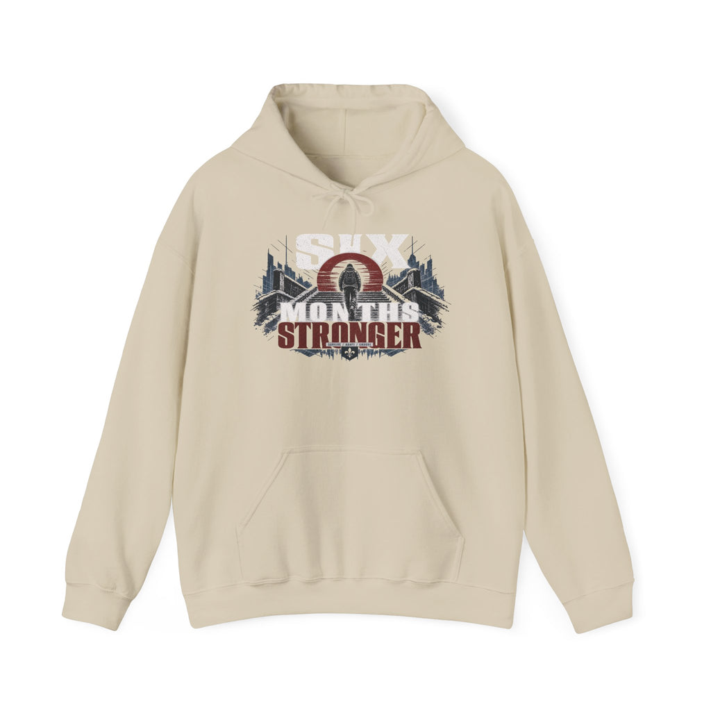 Six Months Stronger – Premium Hoodie