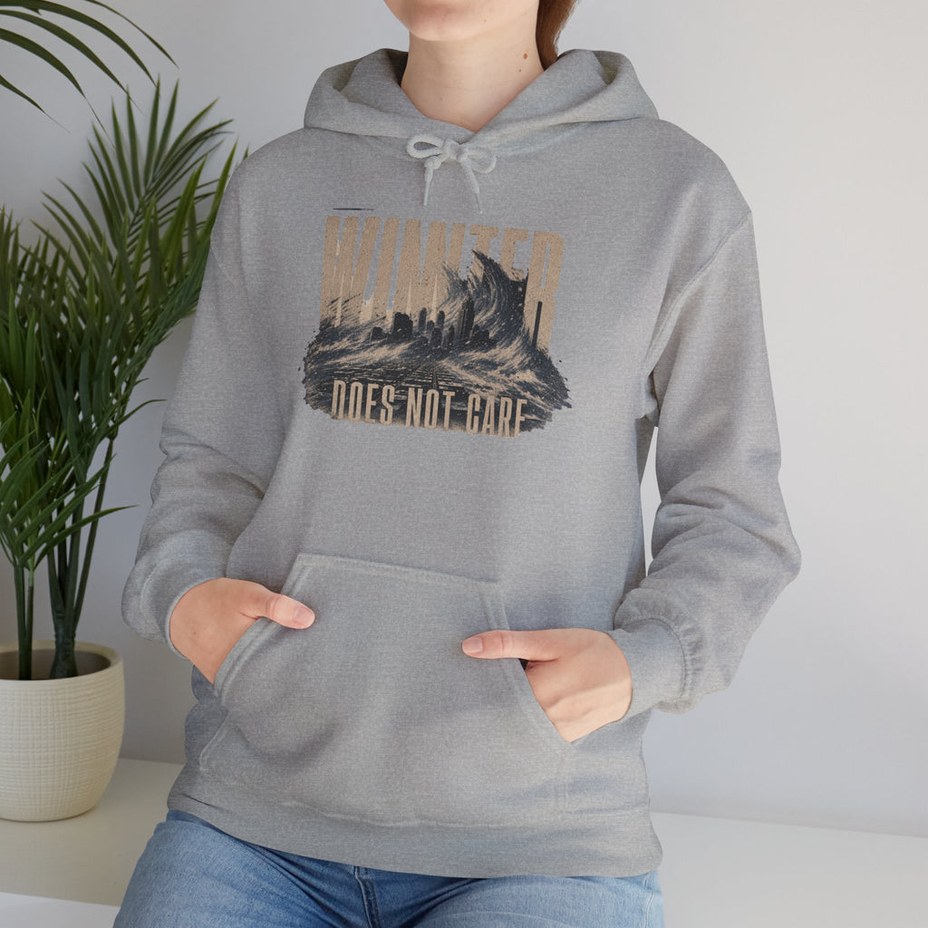 Winter doesn't care   – Premium Hoodie