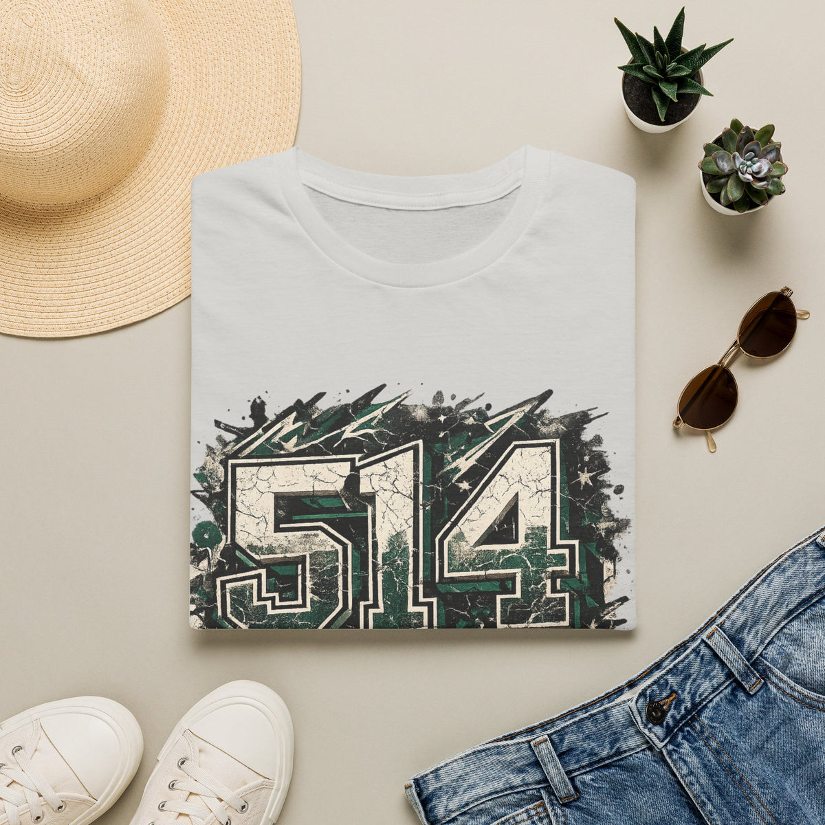 514 Distressed Athletic T-Shirt