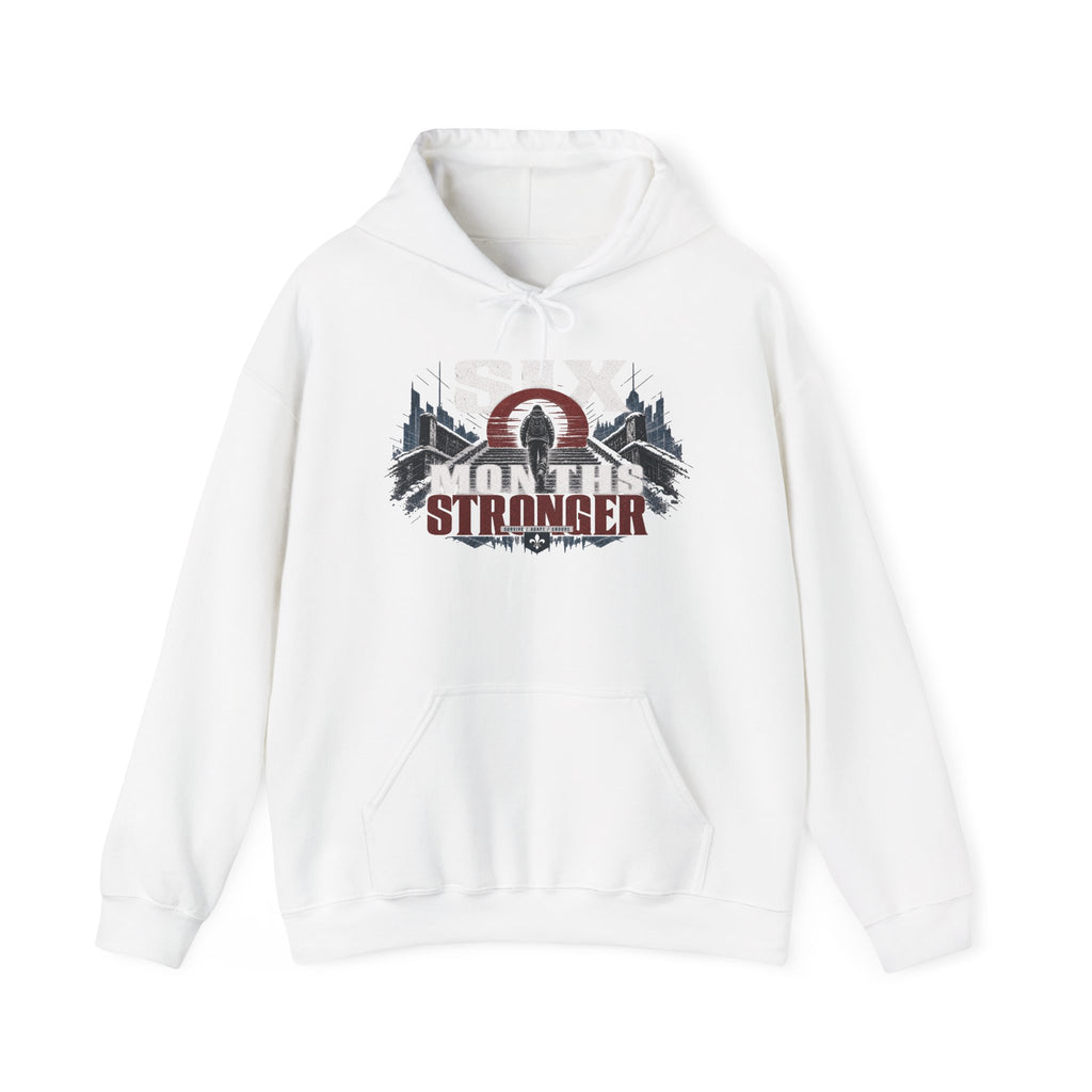 Six Months Stronger – Premium Hoodie