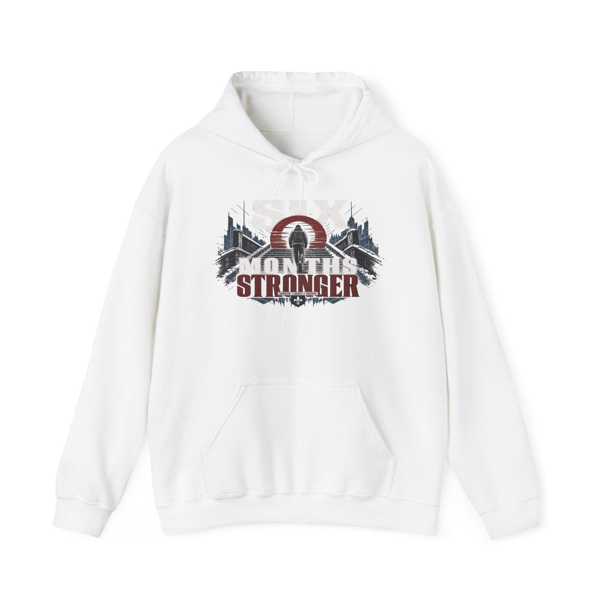Six Months Stronger – Premium Hoodie