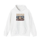 Survived Another February   – Premium Hoodie