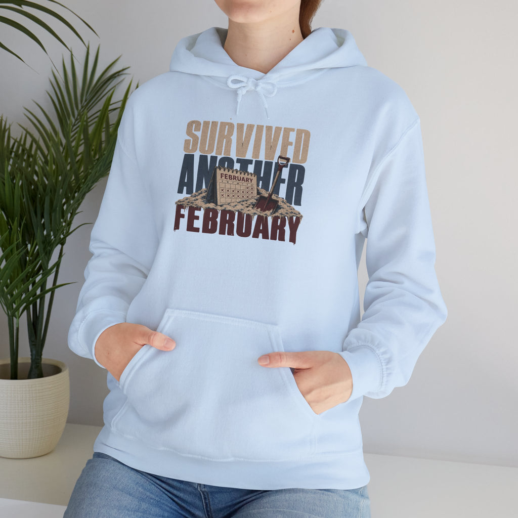 Survived Another February   – Premium Hoodie