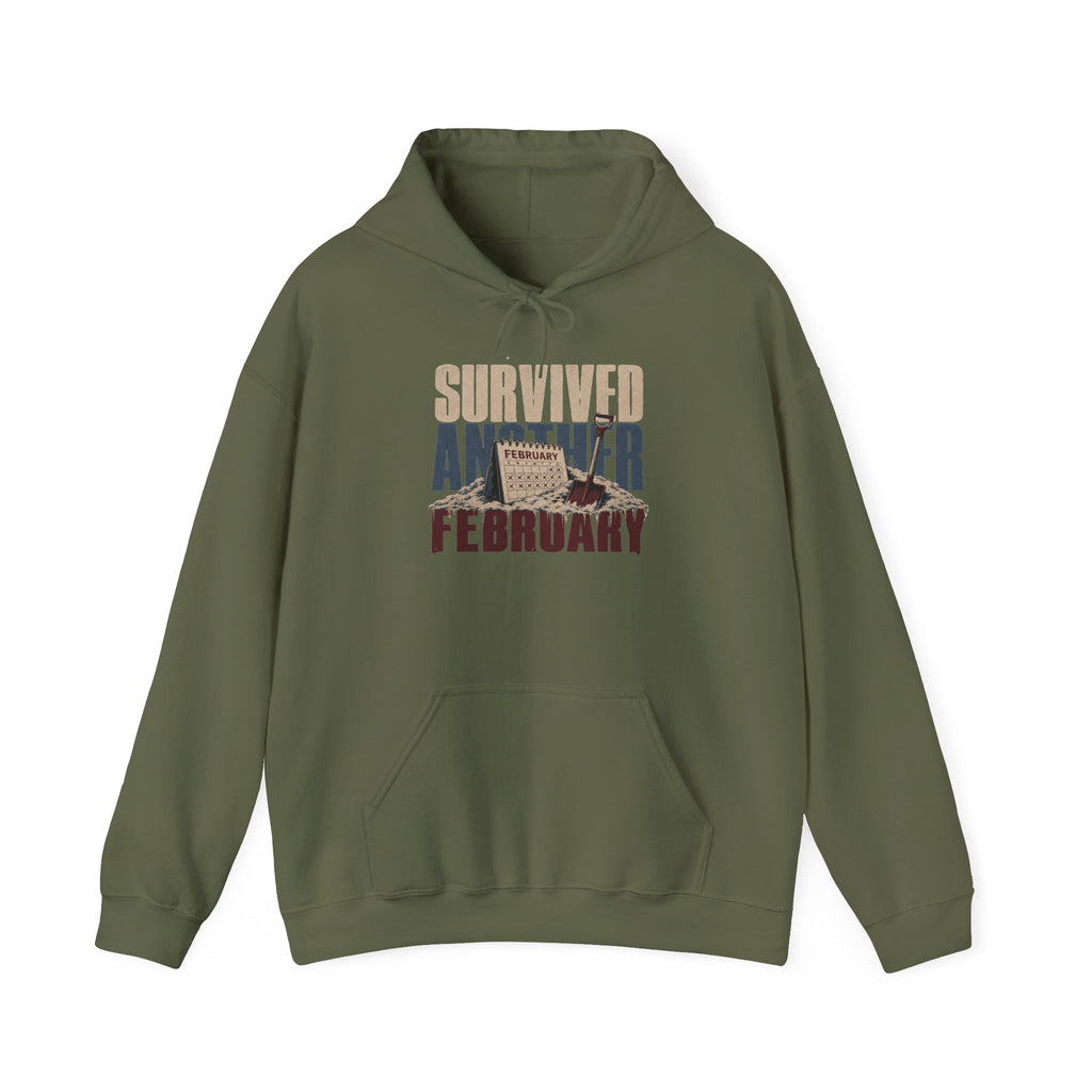 Survived Another February   – Premium Hoodie