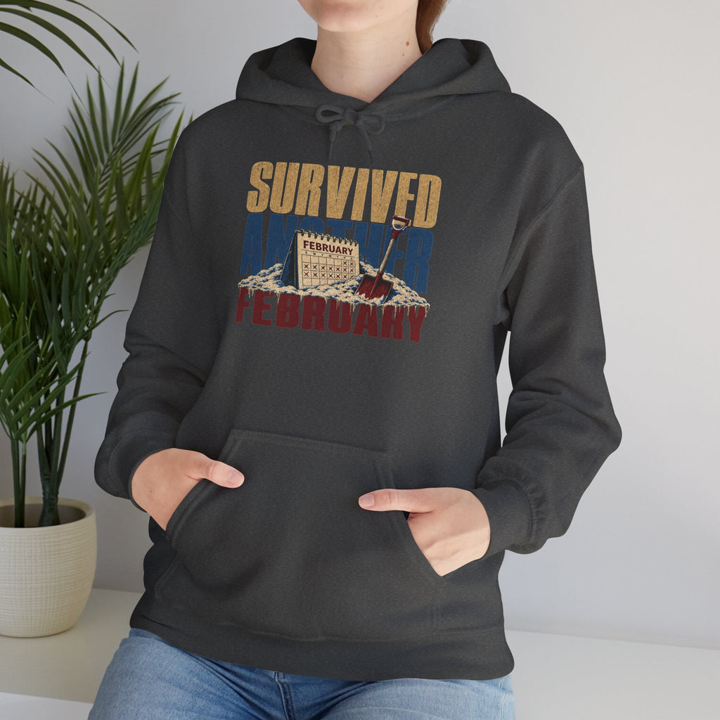 Survived Another February   – Premium Hoodie