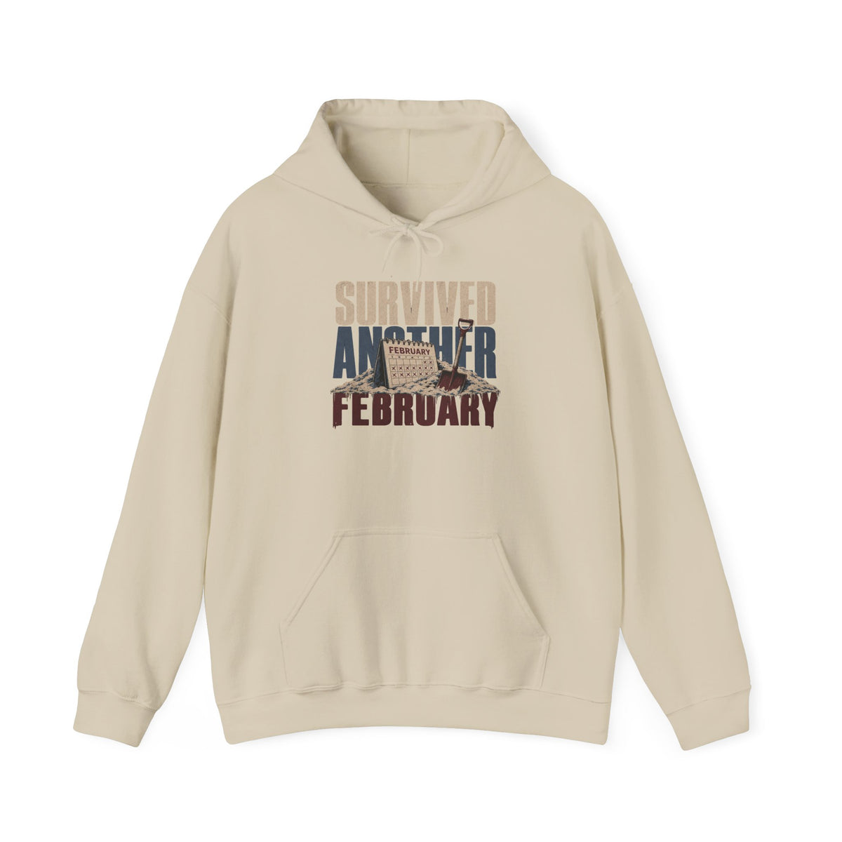 Survived Another February   – Premium Hoodie