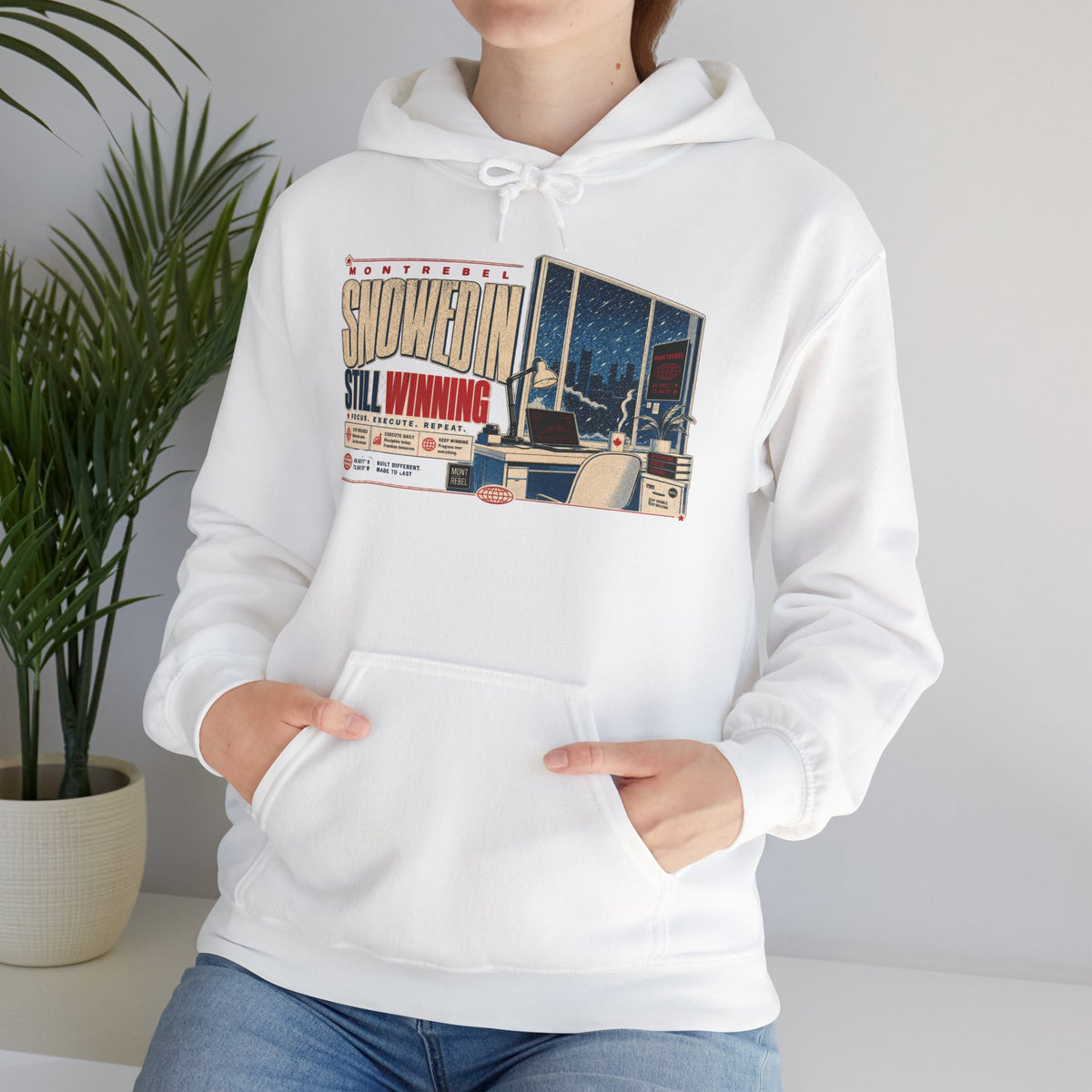 SNOWED IN  – Premium Hoodie