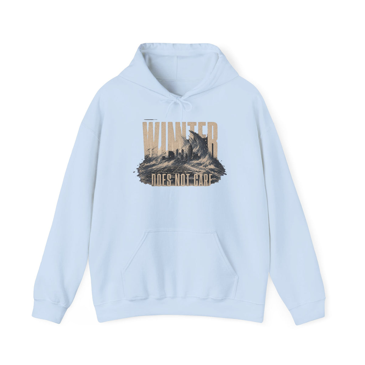 Winter doesn't care   – Premium Hoodie